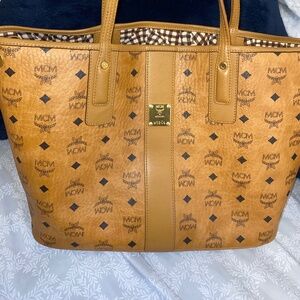 MCM Reversible Medium shopper tote purse